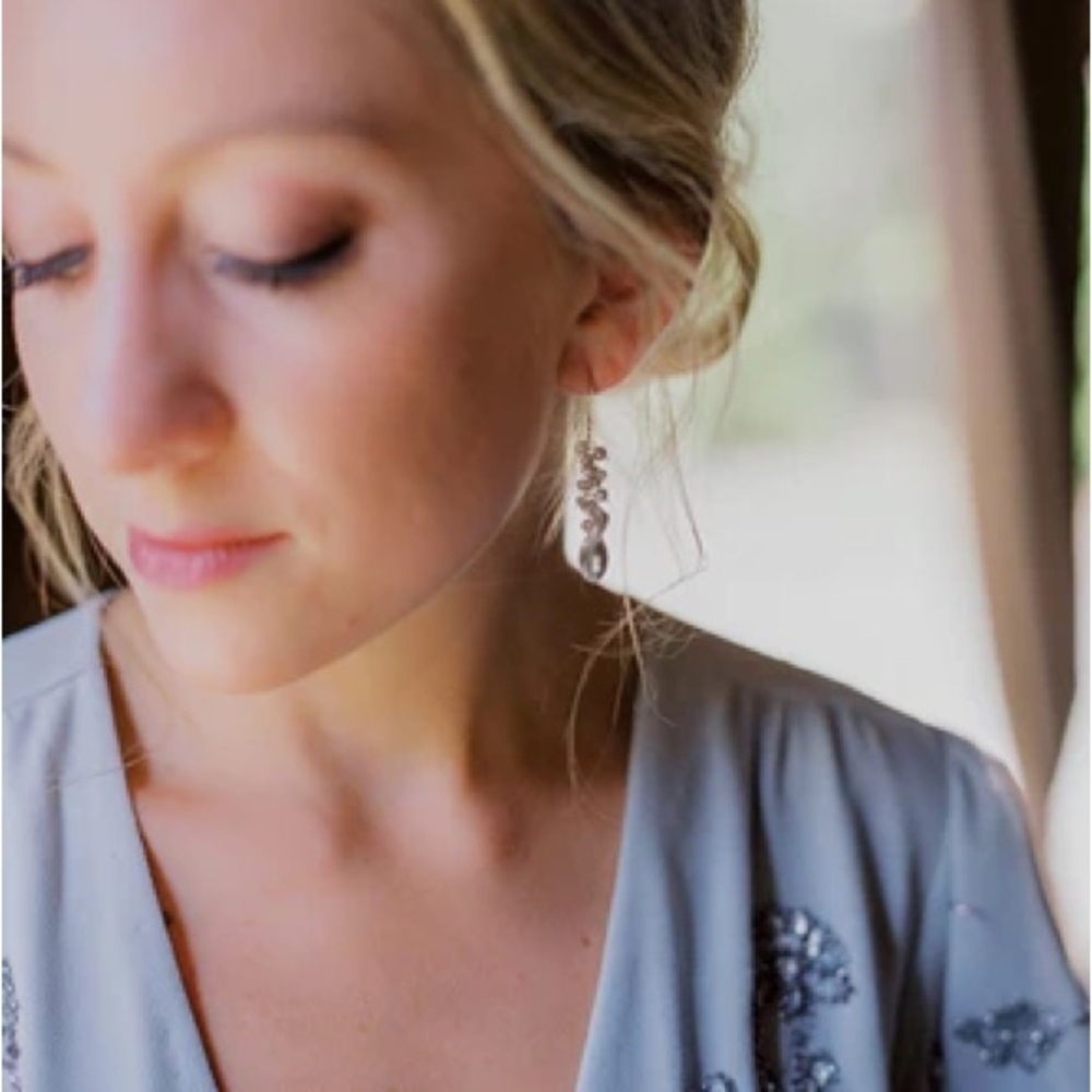 NWT HAZEN & Co Freshwater Pearl & Moonstone Earrings